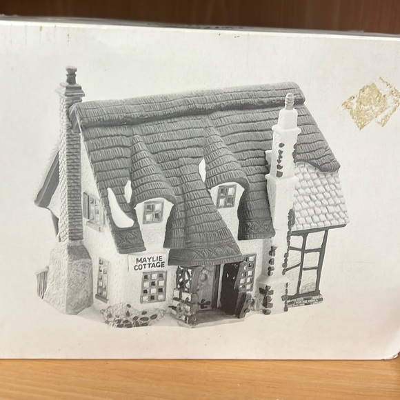 Oliver Twist Maylie Cottage Dickens Village 1990 In Box - Picture 2 of 10